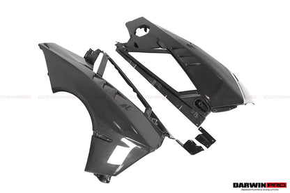2011-2016 Lamborghini Aventador LP700 Coupe/Roadster BKSSII Style Carbon Fiber Rear Quarter Panels - DarwinPRO Aerodynamics