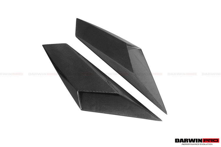 2011-2016 Lamborghini Aventador LP700 Coupe/Roadster BKSS Style Carbon Fiber Rear Side Scoops - DarwinPRO Aerodynamics