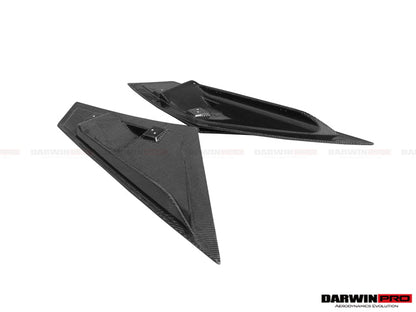 2011-2016 Lamborghini Aventador LP700 Coupe/Roadster BKSS Style Carbon Fiber Rear Side Scoops - DarwinPRO Aerodynamics