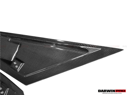 2011-2016 Lamborghini Aventador LP700 Coupe/Roadster BKSS Style Carbon Fiber Rear Side Scoops - DarwinPRO Aerodynamics