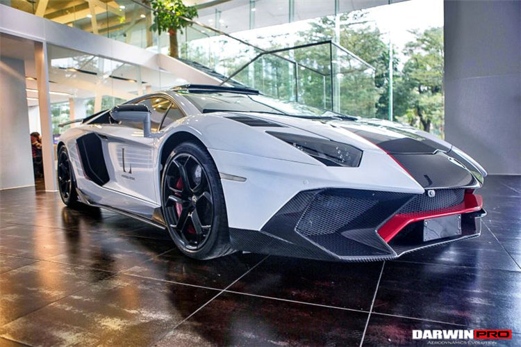 2011-2016 Lamborghini Aventador LP700 Coupe/Roadster BKSS Style Carbon Fiber Side Skirts Under Board - DarwinPRO Aerodynamics