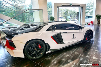 2011-2016 Lamborghini Aventador LP700 Coupe/Roadster BKSS Style Carbon Fiber Side Skirts Under Board - DarwinPRO Aerodynamics
