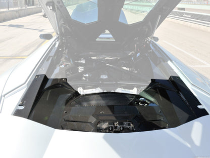 2011-2016 Lamborghini Aventador LP700 Coupe Carbon Fiber Engine Bay Trim Cover Rear Replacement
