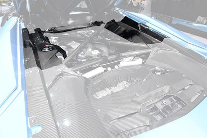 2011-2016 Lamborghini Aventador LP700 Coupe Carbon Fiber Engine Bay side Panels Land R Covers Repalcement