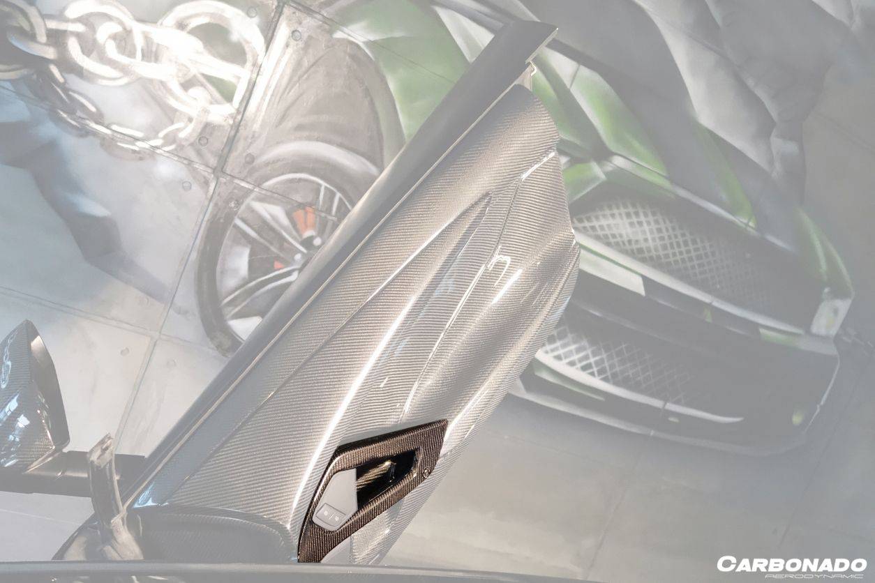 2011-2016 Lamborghini Aventador LP700 Coupe/Roadster Carbon Fiber Inner Door Handle - Carbonado