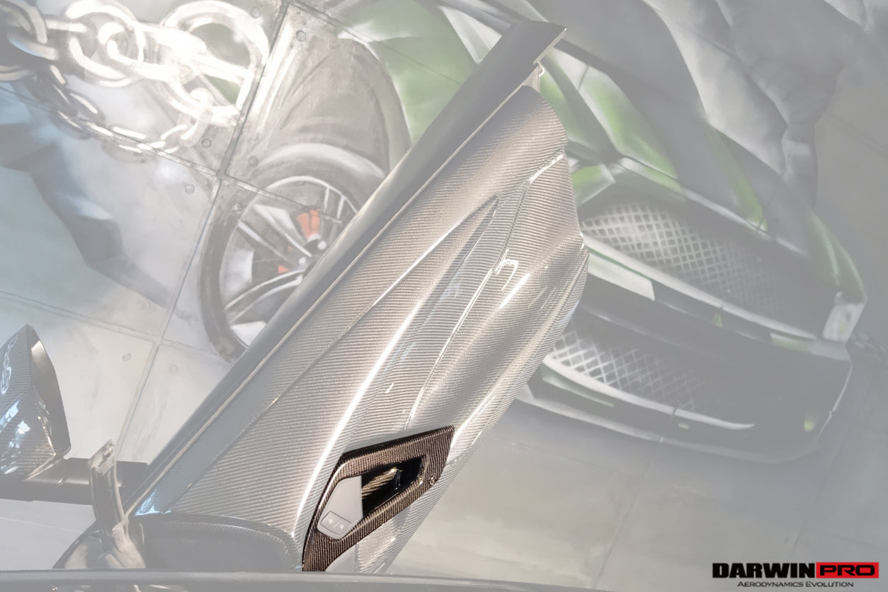 2011-2016 Lamborghini Aventador LP700 LP740 Coupe/Roadster Carbon Fiber Inner Door Handle - DarwinPRO Aerodynamics