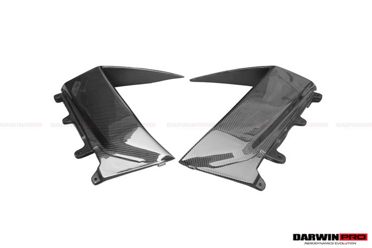 2011-2016 Lamborghini Aventador LP700 Coupe BKSS Style Carbon Fiber Quarter Panel Fender Vent Outside - DarwinPRO Aerodynamics