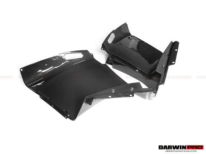 2011-2016 Lamborghini Aventador LP700 Coupe Carbon Fiber Quarter Panel Fender Vent Inside - DarwinPRO Aerodynamics