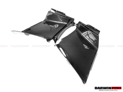 2011-2016 Lamborghini Aventador LP700 Coupe Carbon Fiber Quarter Panel Fender Vent Inside - DarwinPRO Aerodynamics