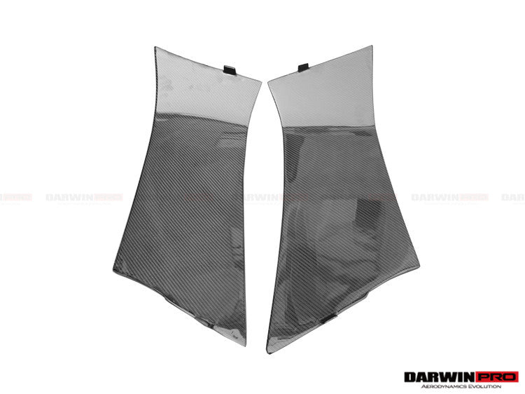 2011-2016 Lamborghini Aventador LP700 Coupe BKSS Style Carbon Fiber Quarter Panel Fender Vent Inside - DarwinPRO Aerodynamics