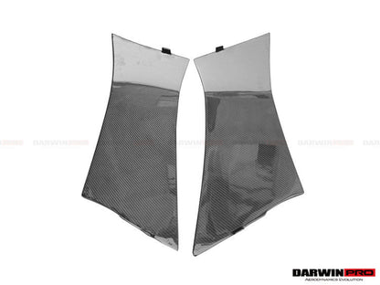 2011-2016 Lamborghini Aventador LP700 Coupe BKSS Style Carbon Fiber Quarter Panel Fender Vent Inside - DarwinPRO Aerodynamics
