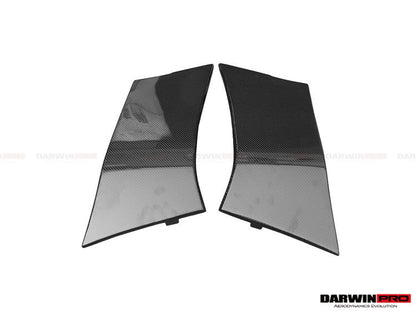 2011-2016 Lamborghini Aventador LP700 Coupe BKSS Style Carbon Fiber Quarter Panel Fender Vent Inside - DarwinPRO Aerodynamics