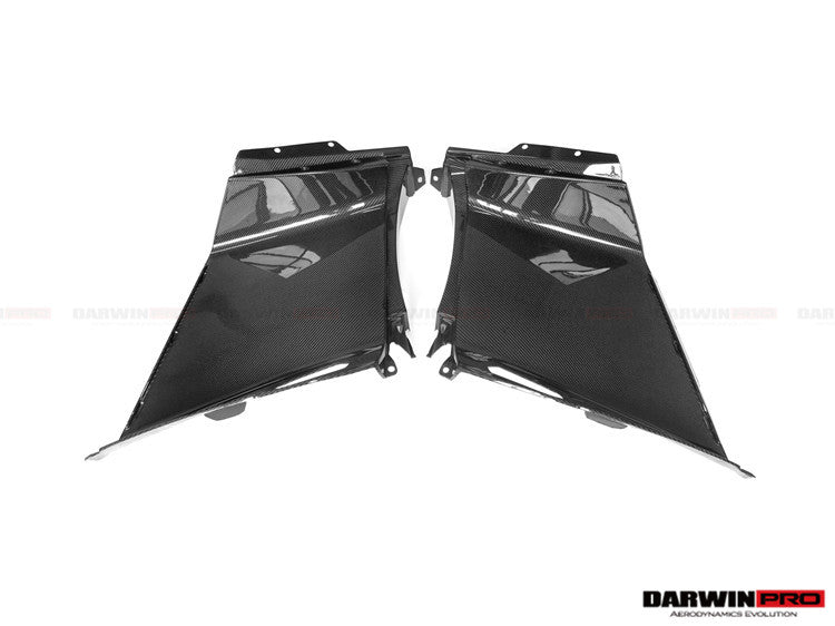 2011-2016 Lamborghini Aventador LP700 Coupe Carbon Fiber Quarter Panel Fender Vent Inside - DarwinPRO Aerodynamics