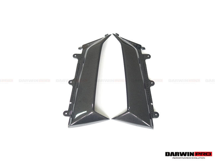 2011-2016 Lamborghini Aventador LP700 Coupe Carbon Fiber Quarter Panel Fender Vent Outside - DarwinPRO Aerodynamics