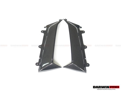 2011-2016 Lamborghini Aventador LP700 Coupe Carbon Fiber Quarter Panel Fender Vent Outside - DarwinPRO Aerodynamics
