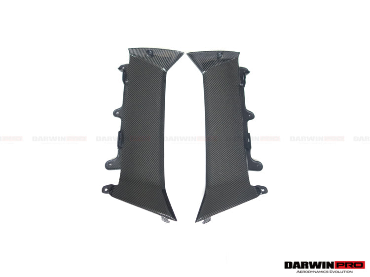 2011-2016 Lamborghini Aventador LP700 Coupe Carbon Fiber Quarter Panel Fender Vent Outside - DarwinPRO Aerodynamics