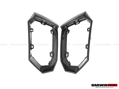 2011-2016 Lamborghini Aventador LP700 Coupe/Roadster Carbon Fiber Rear Bumper Grille - DarwinPRO Aerodynamics