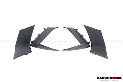 2011-2016 Lamborghini Aventador LP700 Coupe BKSS Style Carbon Fiber Quarter Panel Fender Vents - DarwinPRO Aerodynamics
