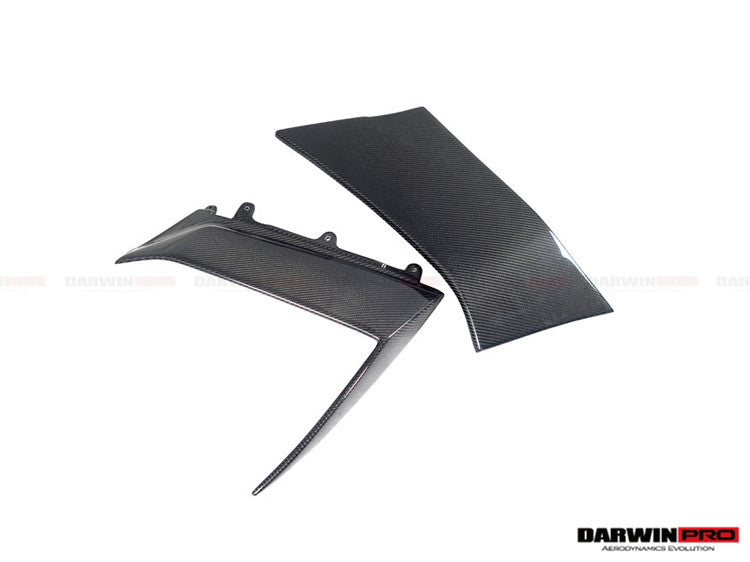 2011-2016 Lamborghini Aventador LP700 Coupe BKSS Style Carbon Fiber Quarter Panel Fender Vents - DarwinPRO Aerodynamics