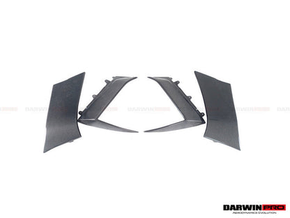 2011-2016 Lamborghini Aventador LP700 Coupe BKSS Style Carbon Fiber Quarter Panel Fender Vents - DarwinPRO Aerodynamics