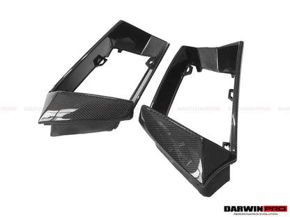 2011-2016 Lamborghini Aventador LP700 Coupe/Roadster Carbon Fiber Front Bumper Grille - DarwinPRO Aerodynamics