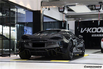 2015-2020 McLaren 540c/570s/570gt OEM Style Carbon Fiber Rear Diffuser - Carbonado Aero