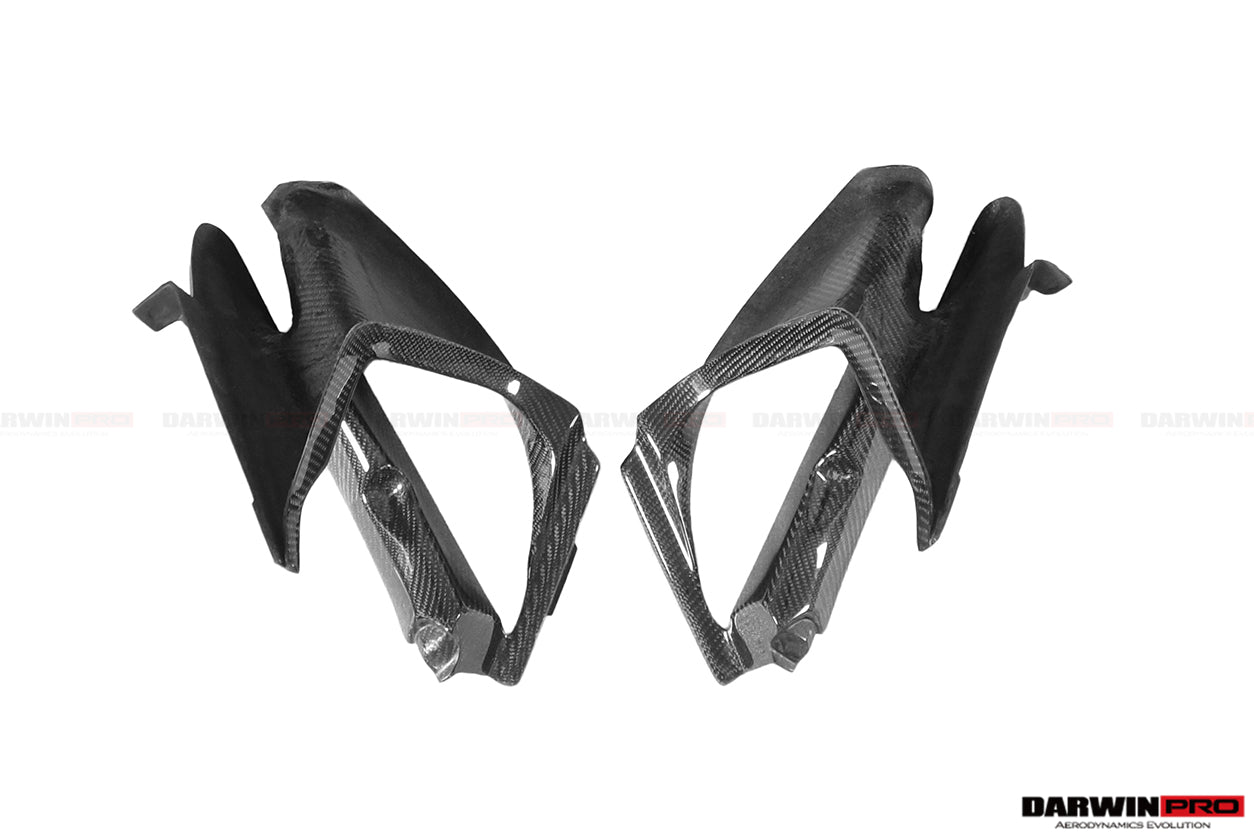 2017-2020 McLaren 720s Dry Carbon Fiber Headlight Inserts Tim Replacement - DarwinPRO Aerodynamics