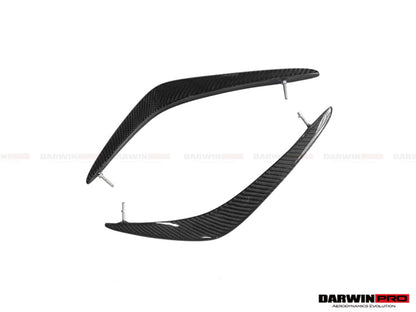 2008-2011 Nissan GTR R35 CBA  Carbon Fiber Front Canards - DarwinPRO Aerodynamics