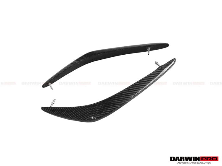 2008-2011 Nissan GTR R35 CBA  Carbon Fiber Front Canards - DarwinPRO Aerodynamics