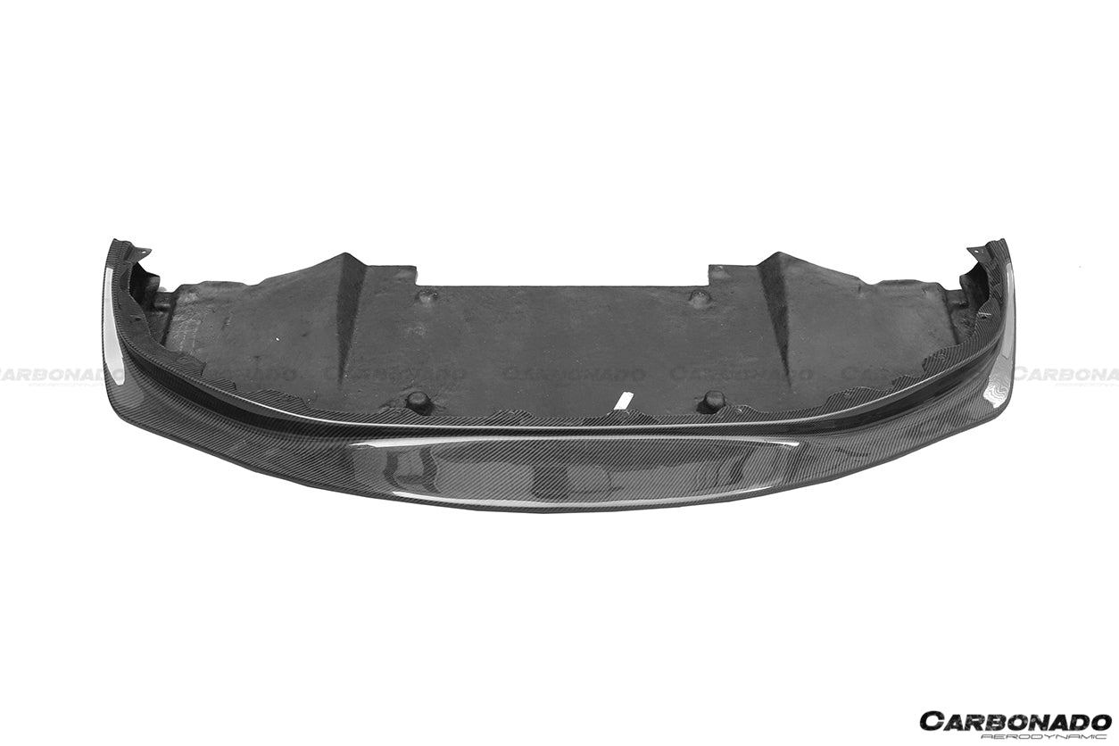 2008-2011 Nissan GTR R35 CBA AMS Style Carbon Fiber Front Lip - Carbonado