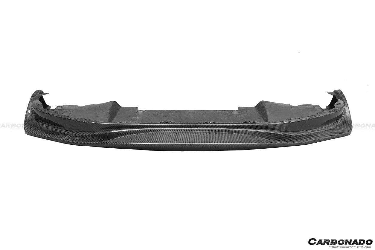 2008-2011 Nissan GTR R35 CBA AMS Style Carbon Fiber Front Lip - Carbonado