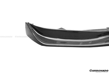 2008-2011 Nissan GTR R35 CBA AMS Style Carbon Fiber Front Lip - Carbonado