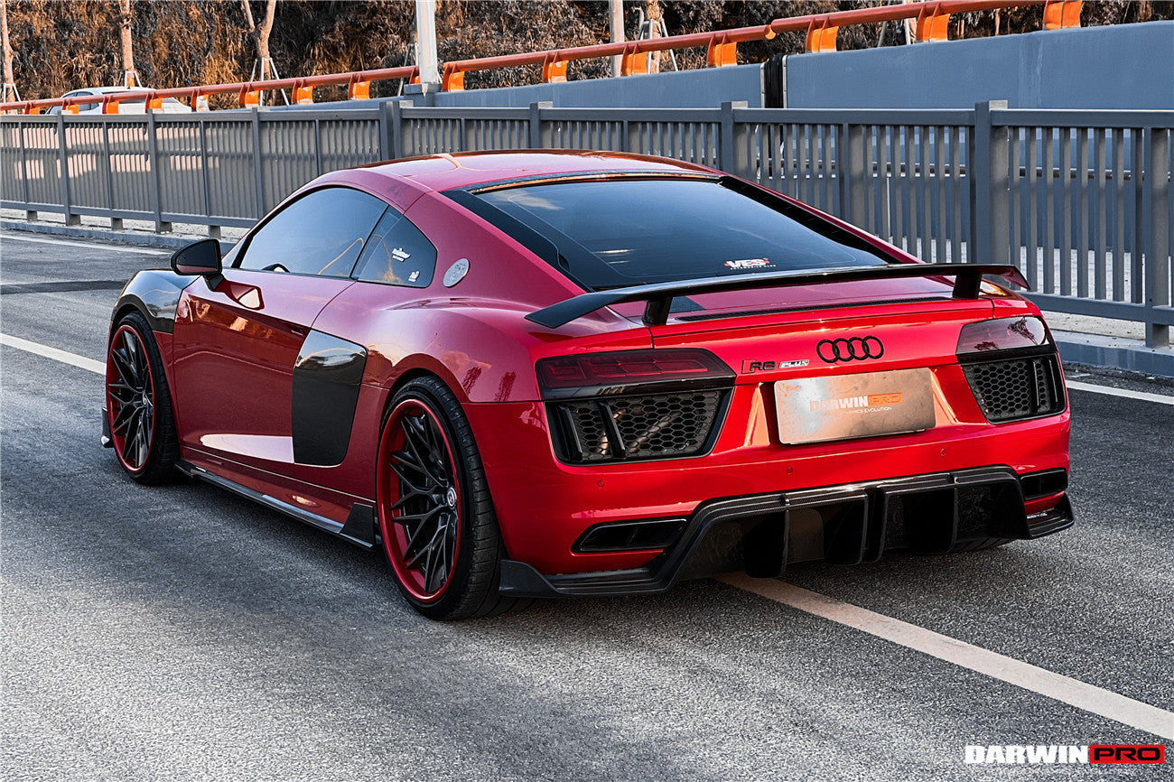 2016-2023 Audi R8 GEN2/GEN3 Coupe ONLY GT Style Carbon Fiber Trunk Wing - DarwinPRO Aerodynamics