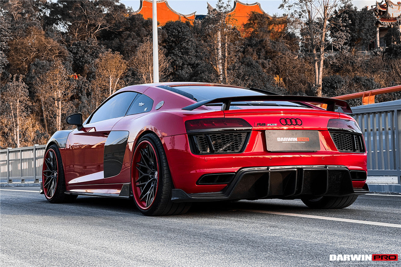2016-2023 Audi R8 GEN2/GEN3 Coupe ONLY GT Style Carbon Fiber Trunk Wing - DarwinPRO Aerodynamics