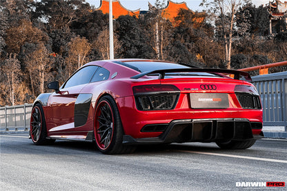 2016-2023 Audi R8 GEN2/GEN3 Coupe ONLY GT Style Carbon Fiber Trunk Wing - DarwinPRO Aerodynamics