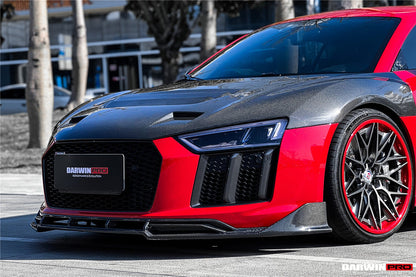 2016-2018 Audi R8 Coupe/Spyder iMP Performance Carbon Fiber Front Lip - DarwinPRO Aerodynamics