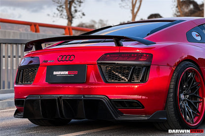 2016-2023 Audi R8 GEN2/GEN3 Coupe ONLY GT Style Carbon Fiber Trunk Wing - DarwinPRO Aerodynamics