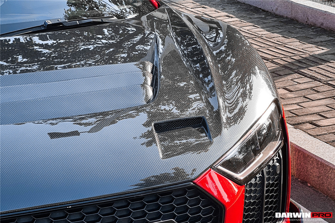 2016-2023 Audi R8 Coupe/Spyder iMP Performance Carbon Fiber Hood - DarwinPRO Aerodynamics