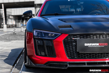 2016-2018 Audi R8 Coupe/Spyder iMP Performance Carbon Fiber Front Lip - DarwinPRO Aerodynamics