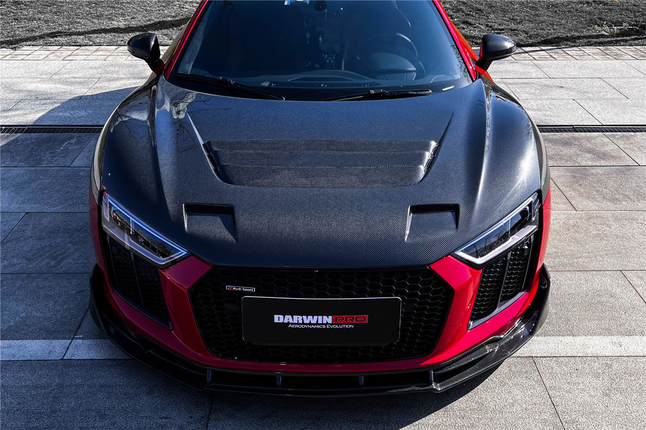 2016-2023 Audi R8 Coupe/Spyder iMP Performance Carbon Fiber Hood - DarwinPRO Aerodynamics