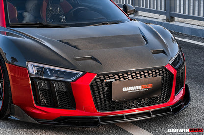 2016-2018 Audi R8 Coupe/Spyder iMP Performance Carbon Fiber Front Lip - DarwinPRO Aerodynamics