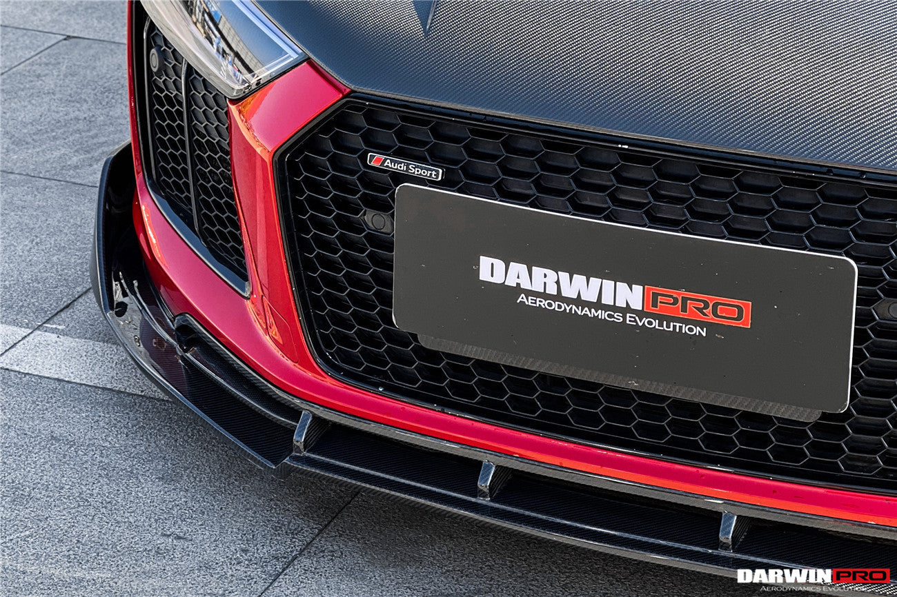 2016-2018 Audi R8 Coupe/Spyder iMP Performance Carbon Fiber Front Lip - DarwinPRO Aerodynamics