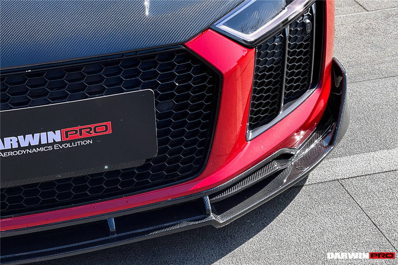 2016-2018 Audi R8 Coupe/Spyder iMP Performance Carbon Fiber Front Lip - DarwinPRO Aerodynamics