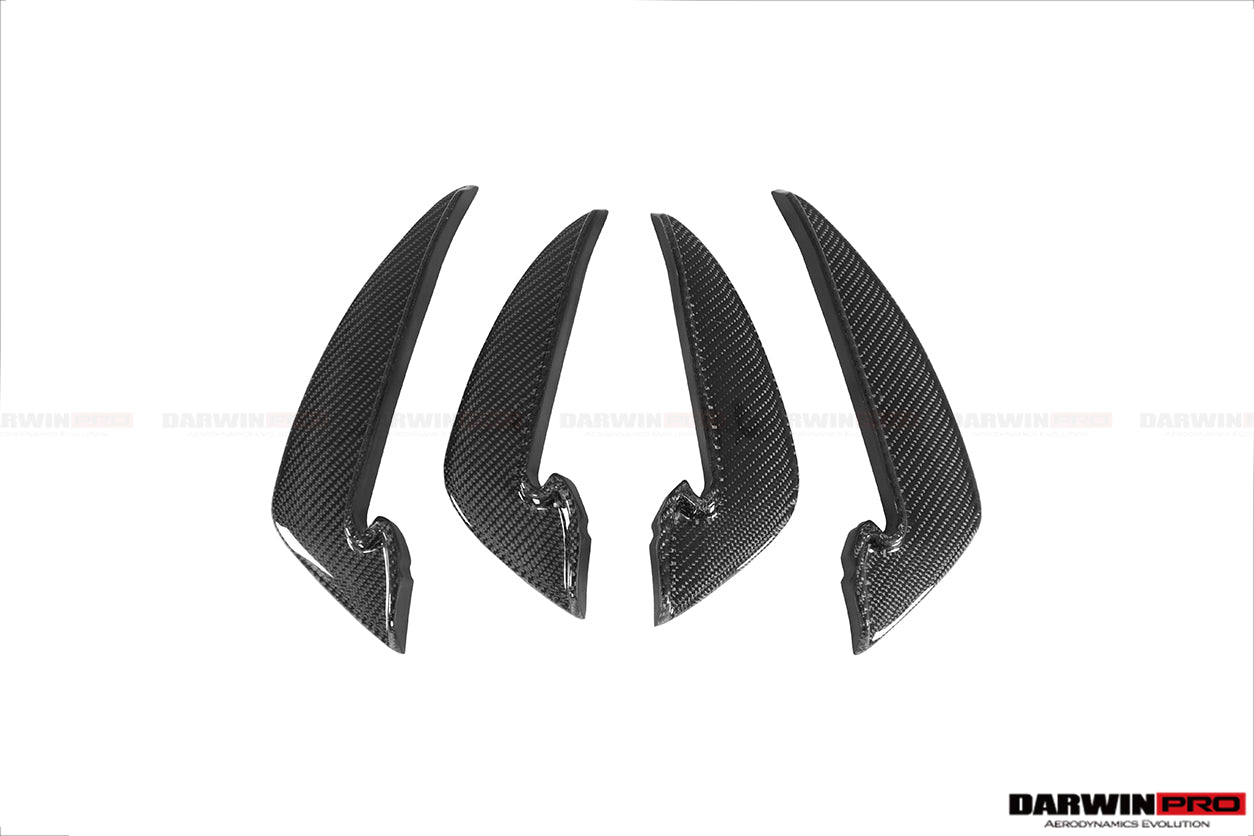 2017-2019 Audi RS4 B9 BKSS Style Front Canards - DarwinPRO Aerodynamics