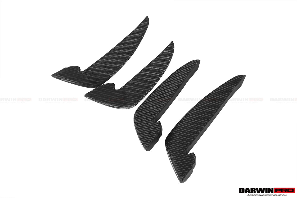 2017-2019 Audi RS4 B9 BKSS Style Front Canards - DarwinPRO Aerodynamics
