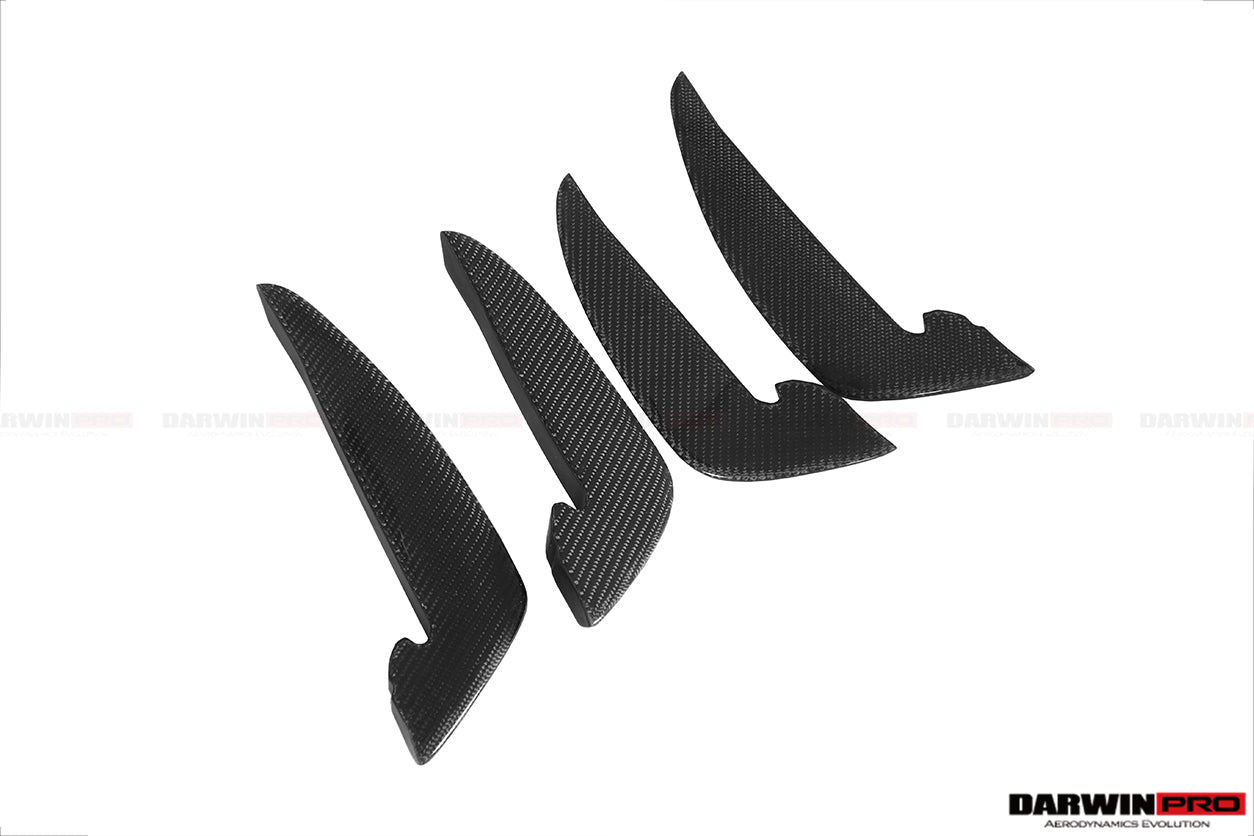2017-2019 Audi RS4 B9 BKSS Style Front Canards - DarwinPRO Aerodynamics