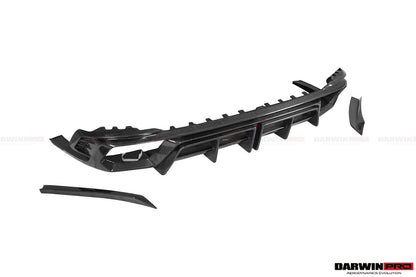 2017-2022 Audi RS4 B9 BKSS Style Rear Diffuser w/ Caps - DarwinPRO Aerodynamics