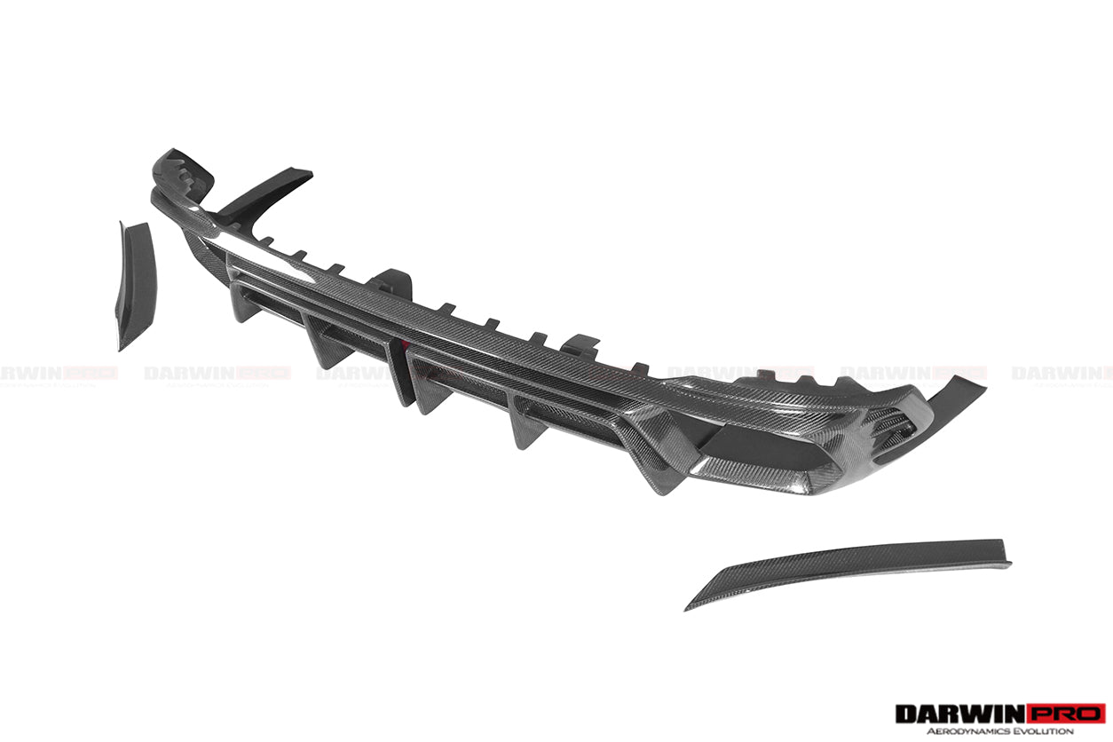 2017-2022 Audi RS4 B9 BKSS Style Rear Diffuser w/ Caps - DarwinPRO Aerodynamics