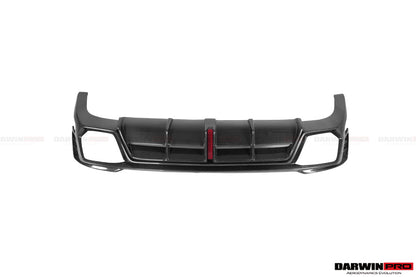 2017-2022 Audi RS4 B9 BKSS Style Rear Diffuser w/ Caps - DarwinPRO Aerodynamics