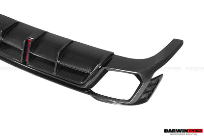 2017-2022 Audi RS4 B9 BKSS Style Rear Diffuser w/ Caps - DarwinPRO Aerodynamics